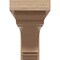 Ekena Millwork 5"W x 30"D x 10"H Thin Warren Rough Cedar Woodgrain TimberThane Corbel, Primed Tan CORUR05X30X10WARRCPR - alternate 4